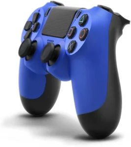 Manette PS4 Dualshock 4 V1 (bleue avec poignées noires)