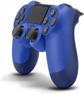 Manette PS4 Dualshock 4 V2 (bleue avec poignées bleues)